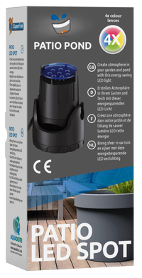 Superfish Patio Pond LED Spot - Onderwaterverlichting voor terrasvijver met kleurlenzen, miniatuur 2