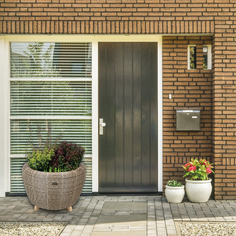 Velda Velda Orbis Planter Sepia - Wicker plantenbak 70 liter voor binnen en buiten, afbeelding 4 Plantenbak
