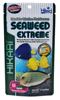 Hikari Seaweed Extreme 90 gram - Zeewierwafer voor herbivore zeewatervissen, miniatuur 2