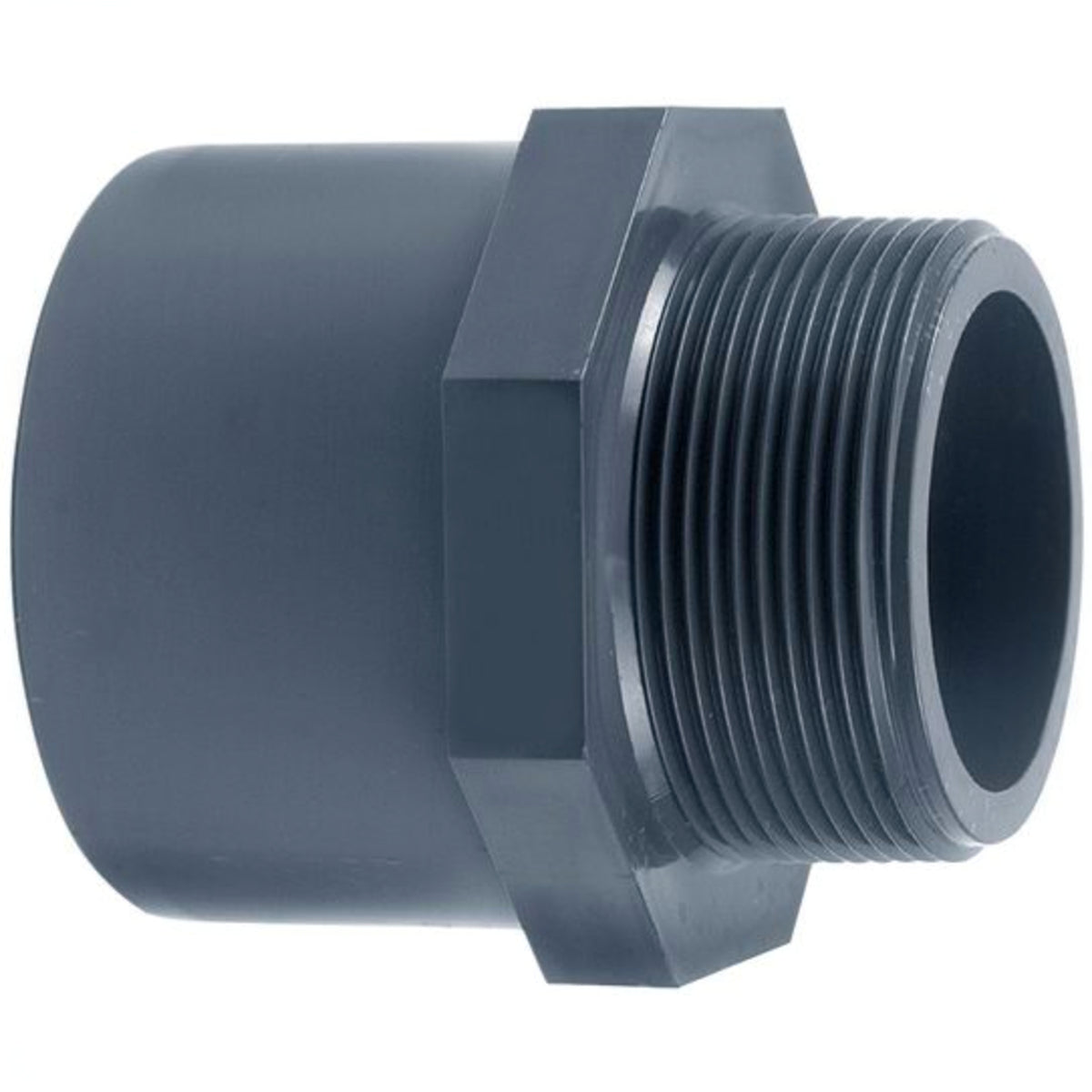 Aquaforte PVC puntstuk buitendraad 16 mm x 1/4 inch - verloopfitting voor meetpunten en sensoren