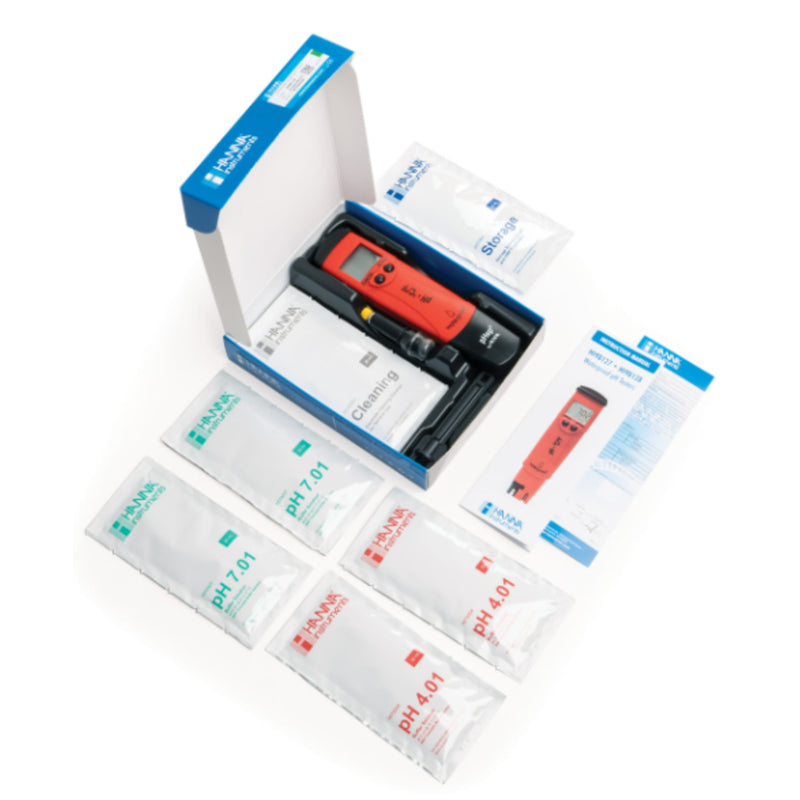 Hanna Waterbestendige zakformaat pH- (0,1 resolutie) en temperatuurtester pHep4 - productfoto, Waterverbeteraar bij Vijvercentrum