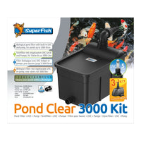 Superfish Pondclear Kit 3000 - Complete vijverfilter met pomp en UV-C 5W, miniatuur 1
