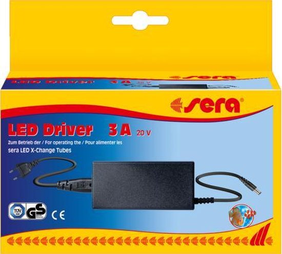 Sera LED Driver 20V DC 3A - Voeding voor Sera LED X-Change buizen, afbeelding 2 Aquarium Verlichting