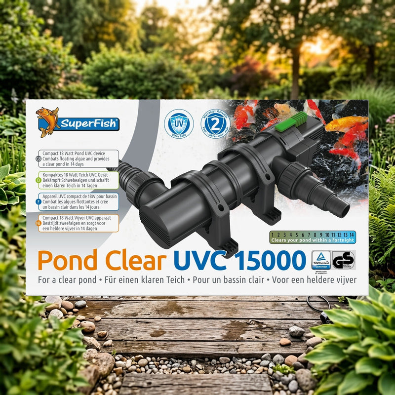 Superfish Pondclear UVC 18W - UV-C unit voor vijvers tot 15.000 liter, afbeelding 4 UV-C Unit