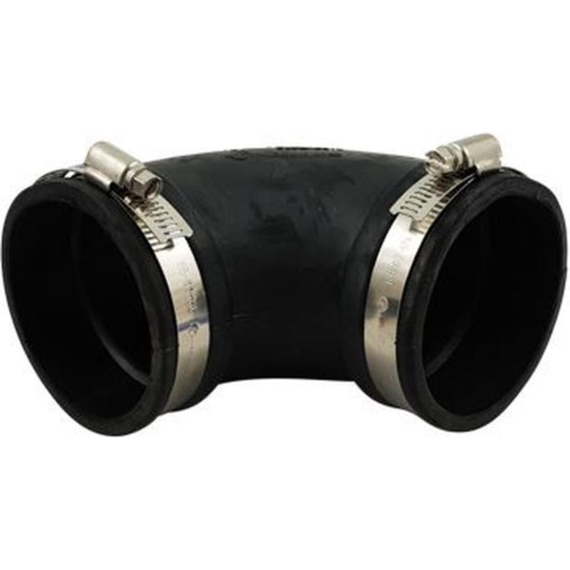 Evolution Aqua Flexibele knie 4" (115-102 mm) - productfoto, detailaanzicht PVC Hulpstuk