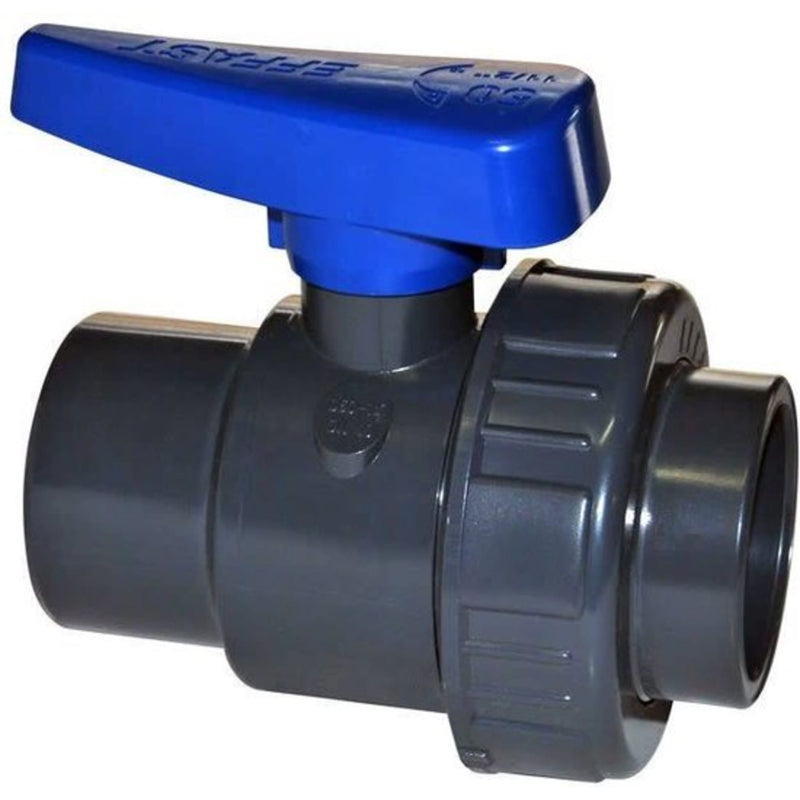 Effast Kogelkraan PVC Lijm met enkele wartel 50mm - productfoto, PVC & Fittingen bij Vijvercentrum
