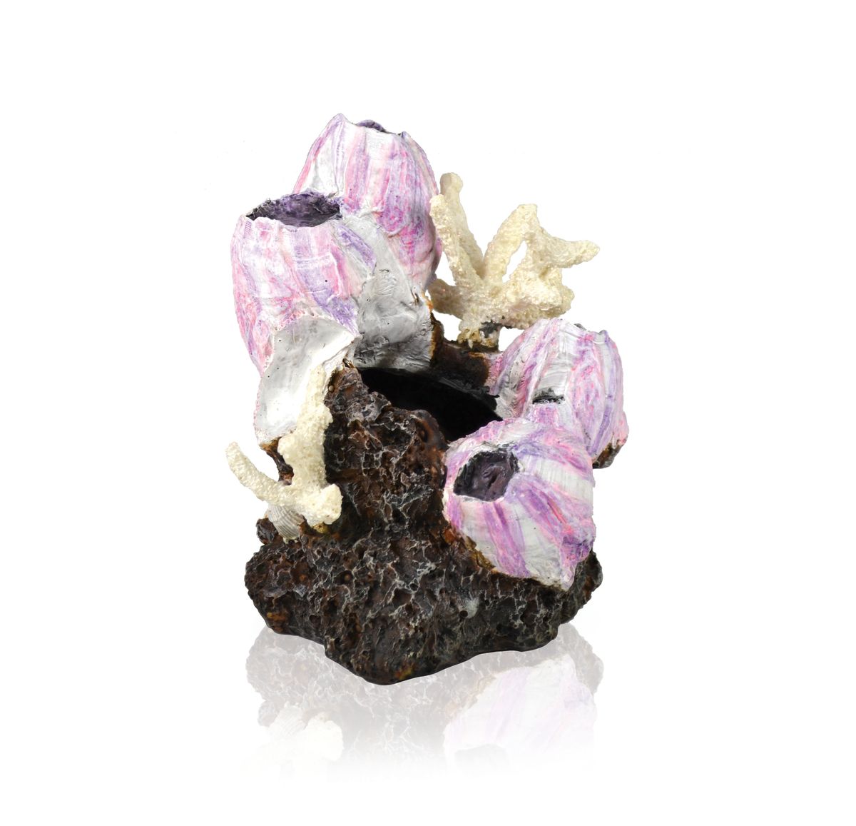 biOrb eendenmossel ornament S roze - aquariumdecoratie