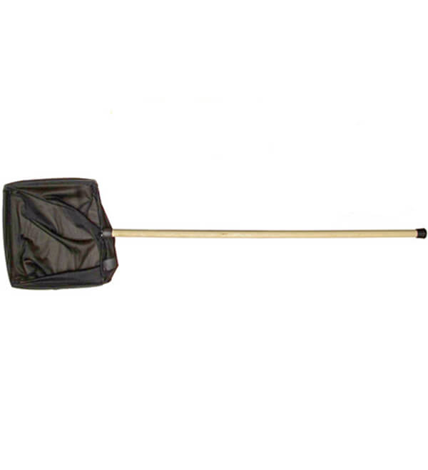 KNS Hobbynet 26 x 24 cm met houten steel 80 cm - Schepnet voor siervissen, afbeelding 2 Reigerschrik