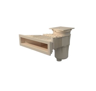 AstralPool Skimmer ABS NORM Parket Beige - betonzwembad | AstralPool productafbeelding
