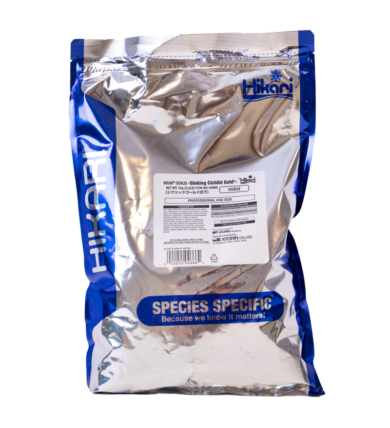 Hikari Cichlid Gold Sinking Mini (Zinkend 1kg), afbeelding 2 Aquarium