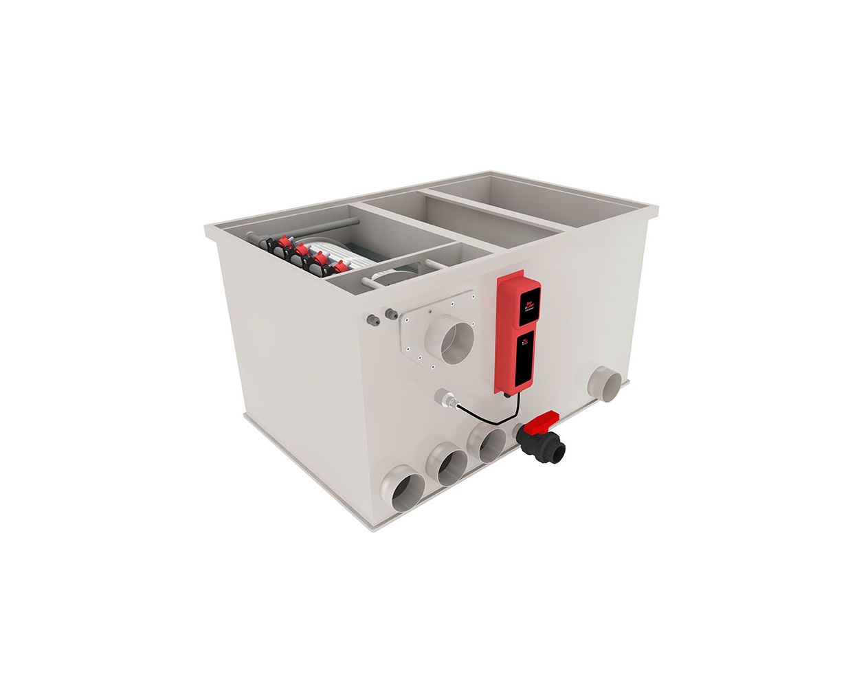 Red Label Combi Joy Filter - trommelfilter met biokamer inclusief filtermedia