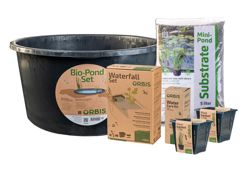 Velda Velda Orbis Bio-Pond rond 66 cm Set - Complete minivijver met pomp en waterval