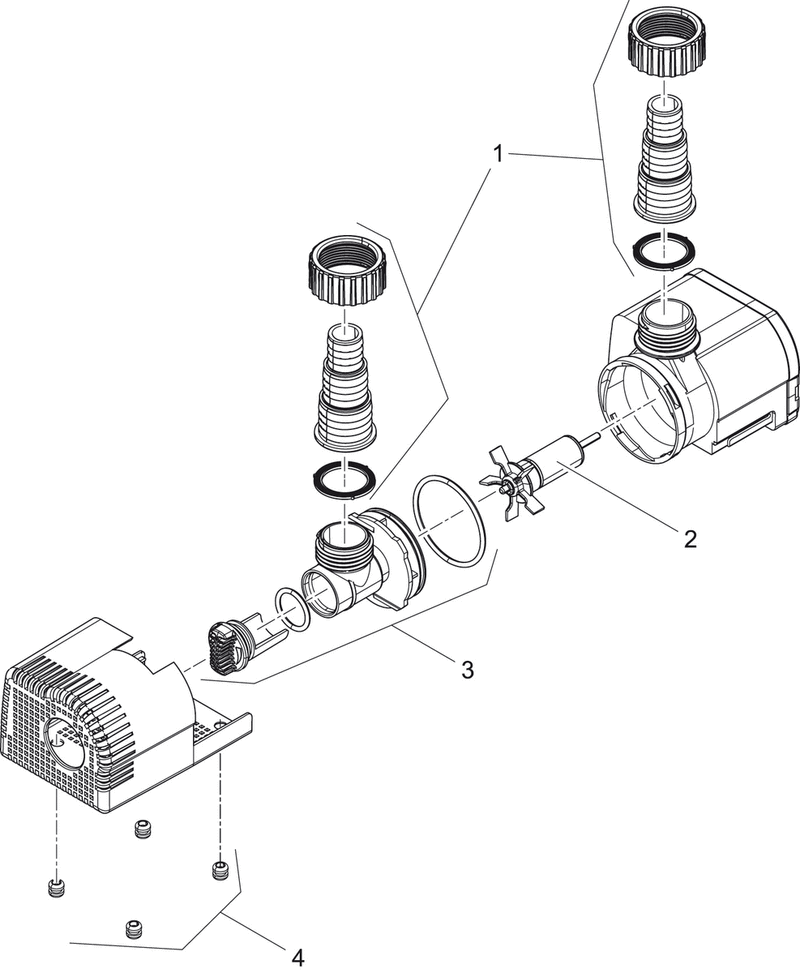 BG vervangrotor Aquarius Universal 2000 | Oase productafbeelding, detailaanzicht Onderdelen