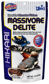 Hikari Massivore Delite 380 gram - Zinkend voer voor grote roofvissen, miniatuur 2