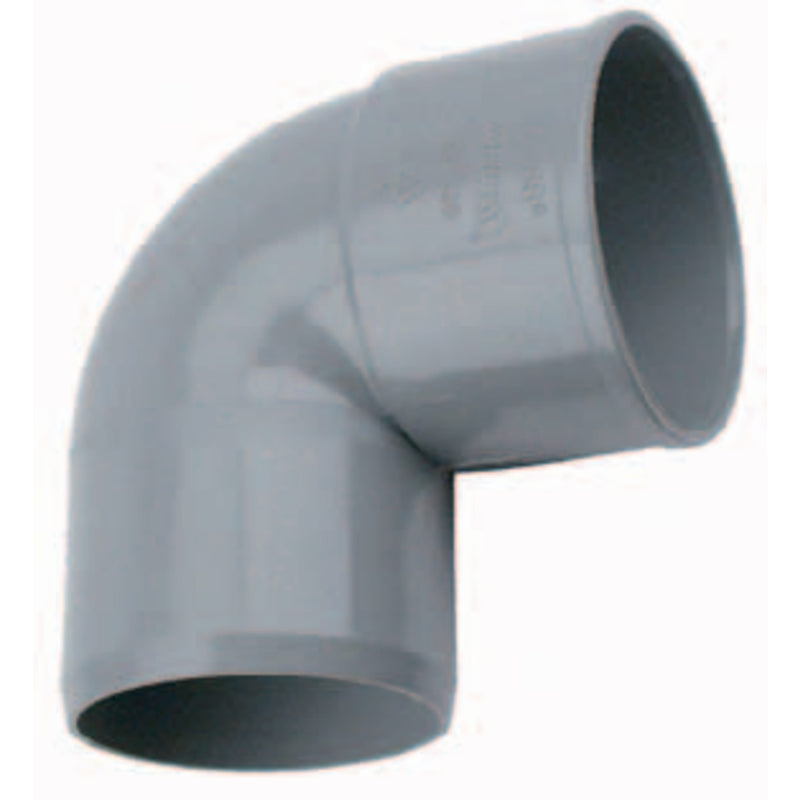 Wavin PVC Bocht 88 graden 125 mm mof x spie - Afvoerbocht voor riolering en vijver, PVC Hulpstuk bij Vijvercentrum