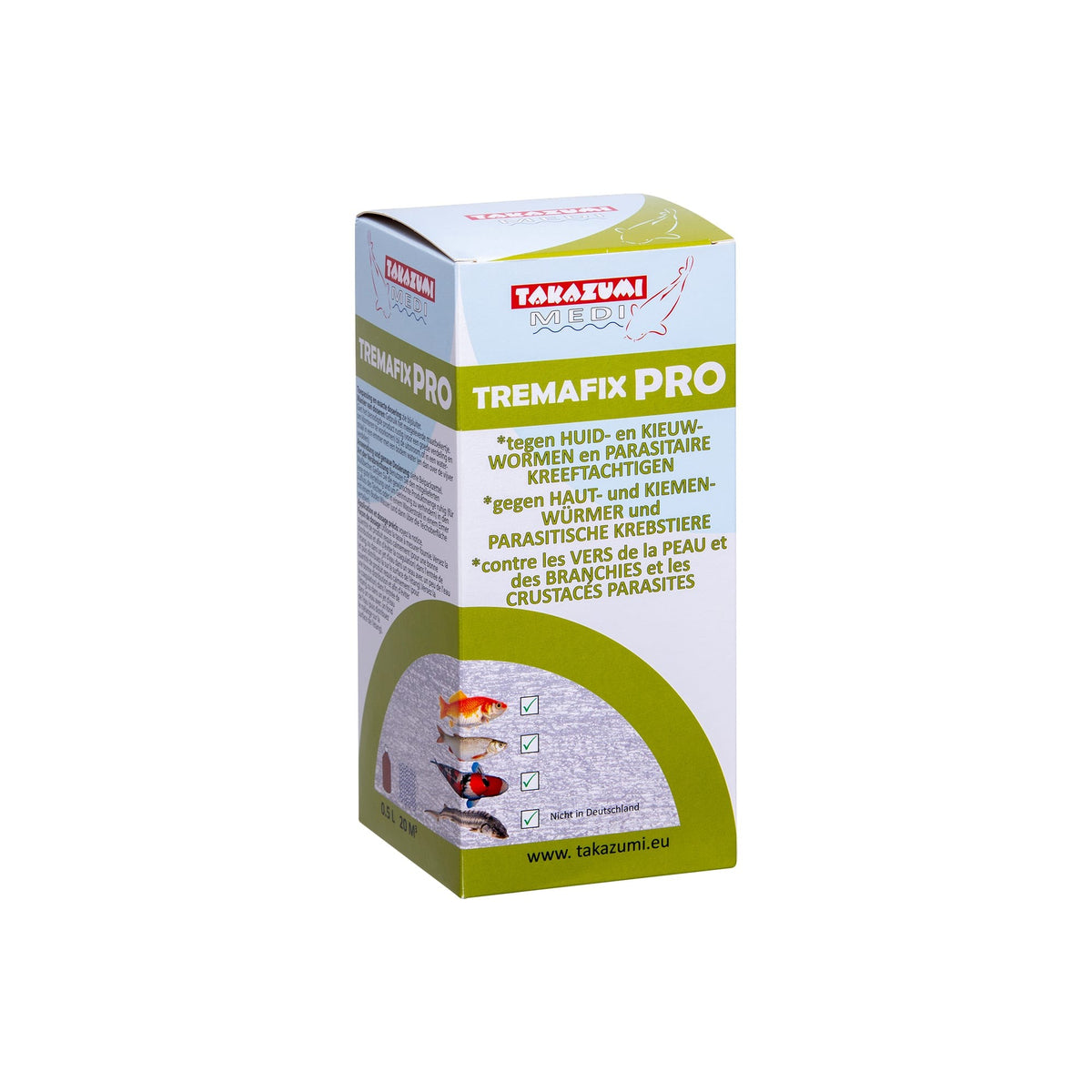 Takazumi Tremafix Pro 0,5 liter - Drievoudig tegen wormen en parasieten