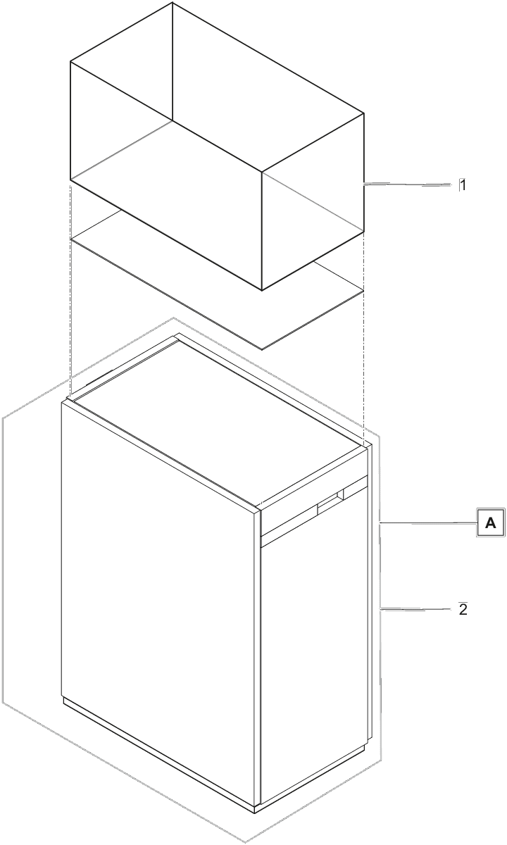 Oase ScaperLine 60 Kast Grijs - Aquariummeubel 60 x 35 x 81 cm push-to-open