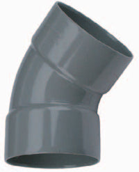 Wavin PVC Bocht 45 graden 2x mof 75 mm - lijmbocht voor afvoer en vijverleidingen, miniatuur 2