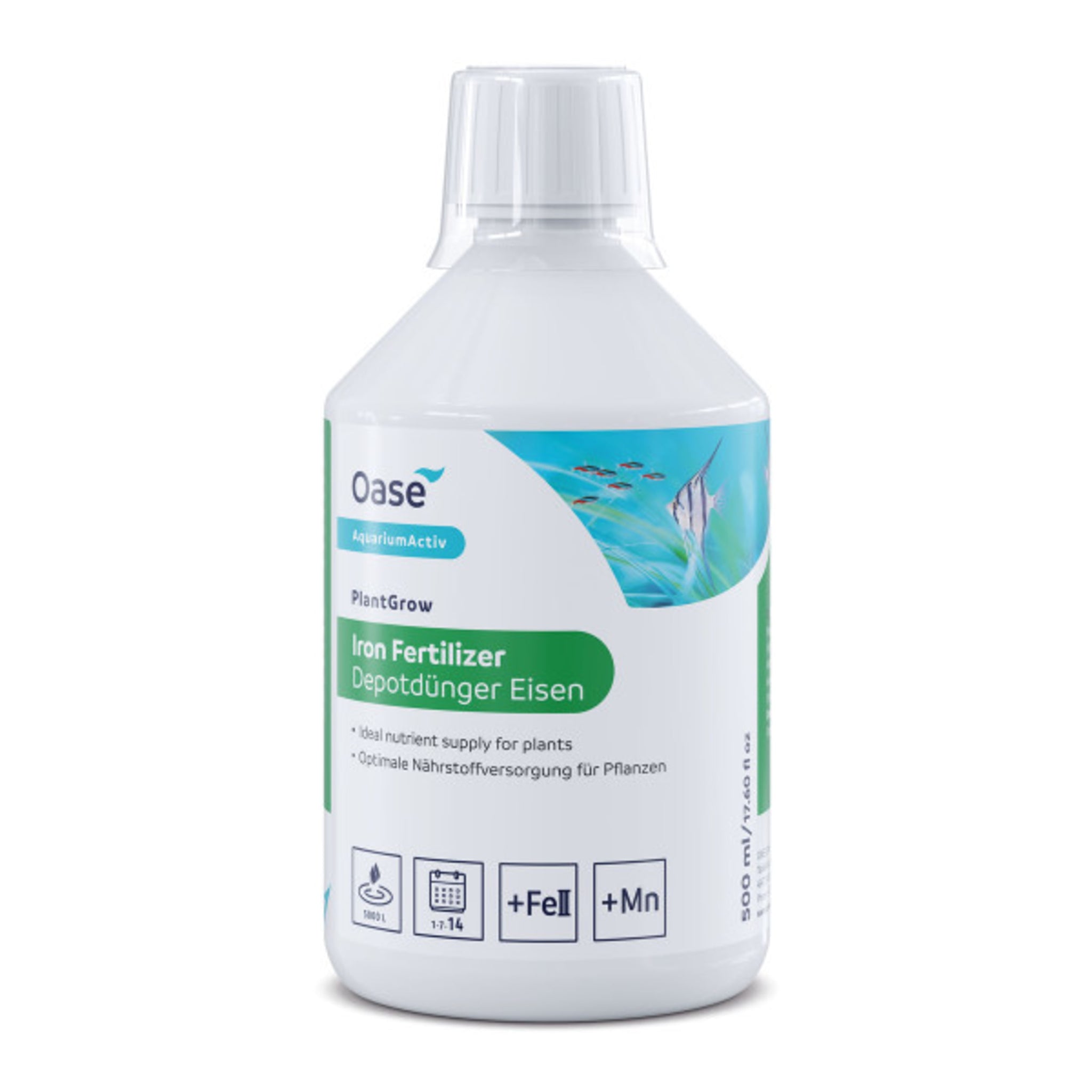 Oase PlantGrow trage afg Ijzermeststof 500 ml - aquarium plantenvoeding
