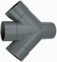 Wavin PVC dubbel T-stuk 88 graden 110 mm tweede aanzicht, miniatuur 2