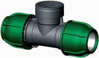 Aquaforte PP klemkoppeling T-stuk 25mm x ¾" binnendraad x 25mm - productfoto, miniatuur 2