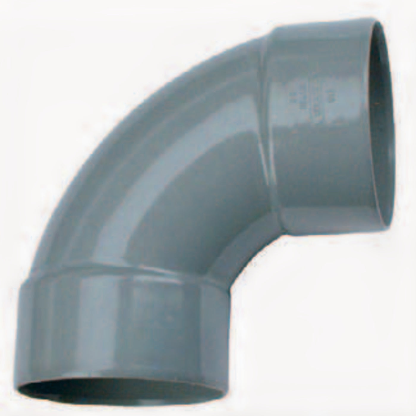 Wavin PVC Bocht 88 graden 125 mm 2 x mof - Haakse lijmbocht voor grote afvoerleidingen