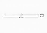 Filtreau 40 Watt - T5 - Witte fitting - lengte 843mm - UVC Vervangingslamp - productfoto, miniatuur 2
