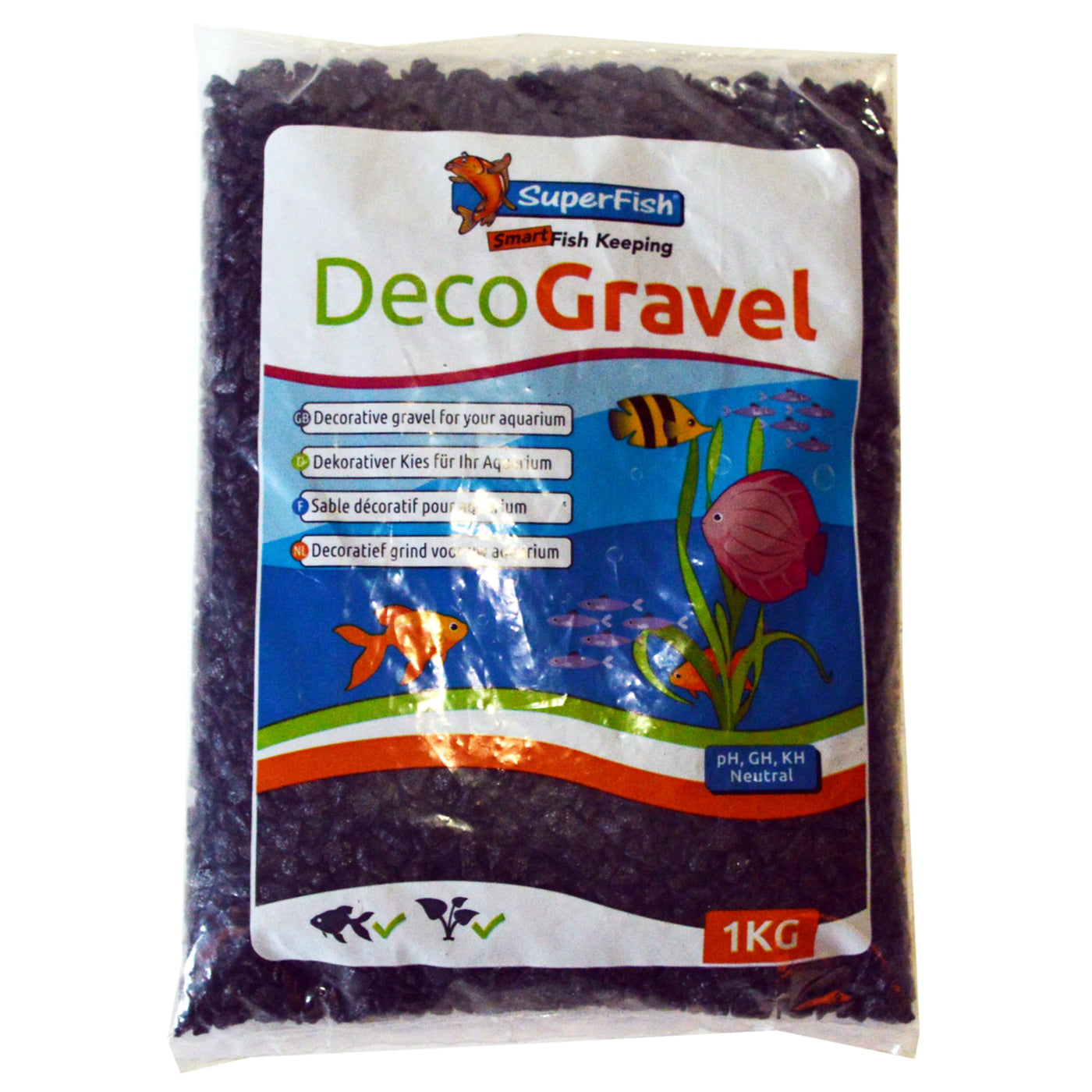 Superfish Deco Grind Zwart 1kg - productfoto