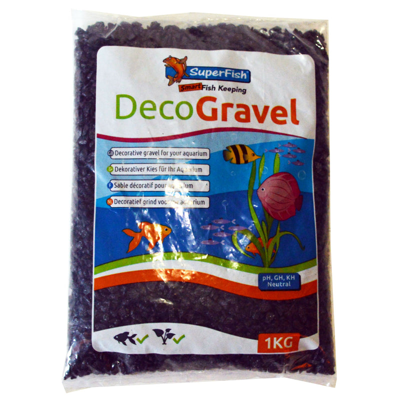 Superfish Deco Grind Zwart 1kg - productfoto, Aquarium Decoratie bij Vijvercentrum