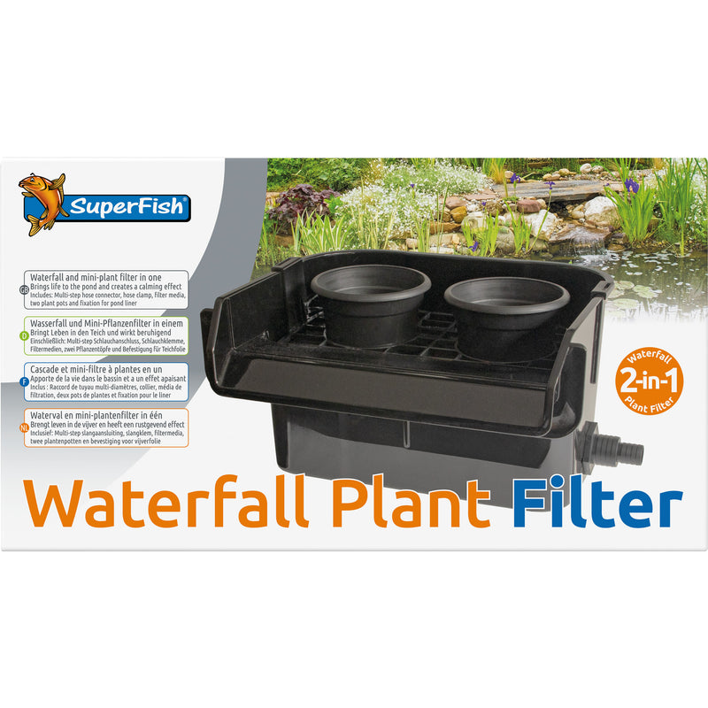 Superfish Waterfall Plant Filter - plantenfilter met watervaleffect, Filtermedium bij Vijvercentrum
