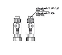 JBL CristalProfi 120/250 Afsluitkranen (2 stuks), miniatuur 1