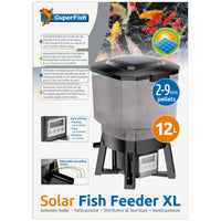 Superfish Solar Fish Feeder XL - Automatische voederautomaat op zonne-energie met 12 liter, miniatuur 1