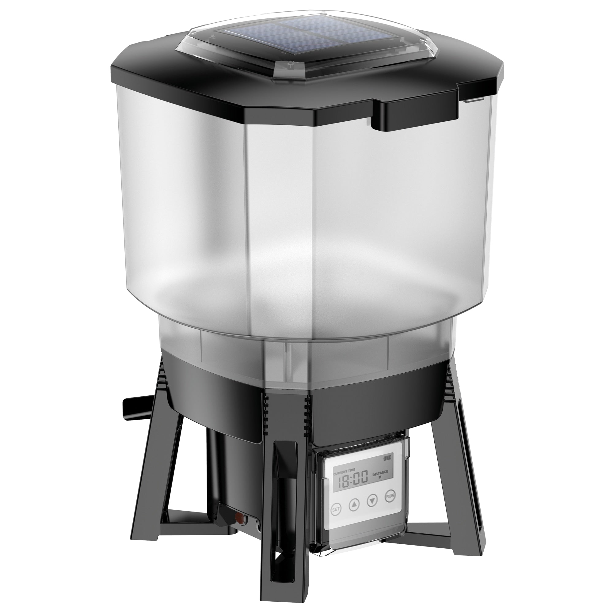 Superfish Solar Fish Feeder XL - Automatische voederautomaat op zonne-energie met 12 liter - 8715897354106 SOLAR FISH FEEDER XL PRODUCT