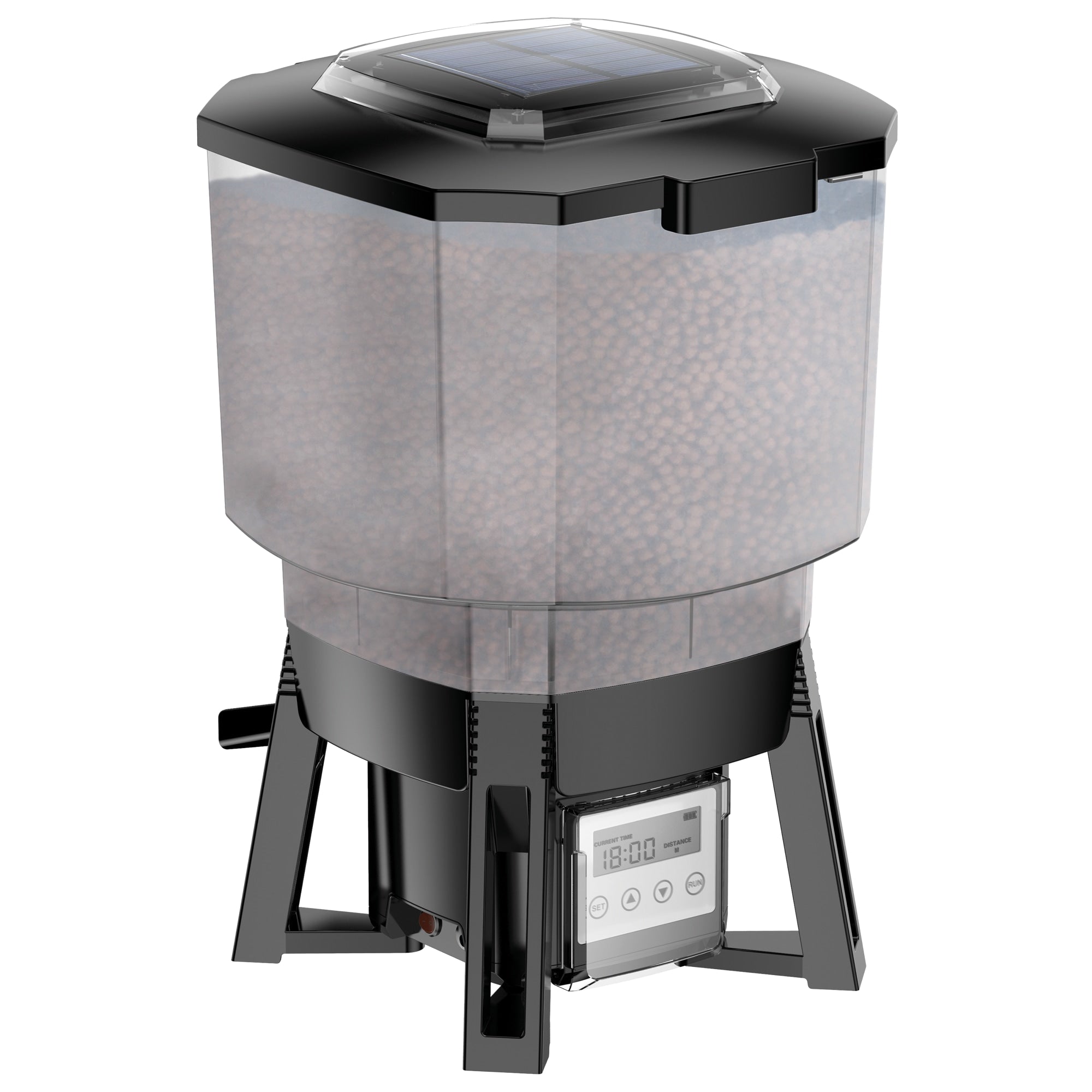 Superfish Solar Fish Feeder XL - Automatische voederautomaat op zonne-energie met 12 liter - 8715897354106 SOLAR FISH FEEDER XL PRODUCT2