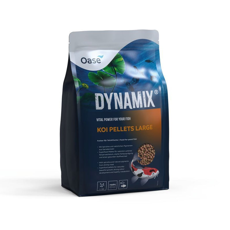 Oase DYNAMIX Koi Pellets Large 8 liter - 6 mm pellet voor koi vanaf 20 cm, afbeelding 2 Visvoer
