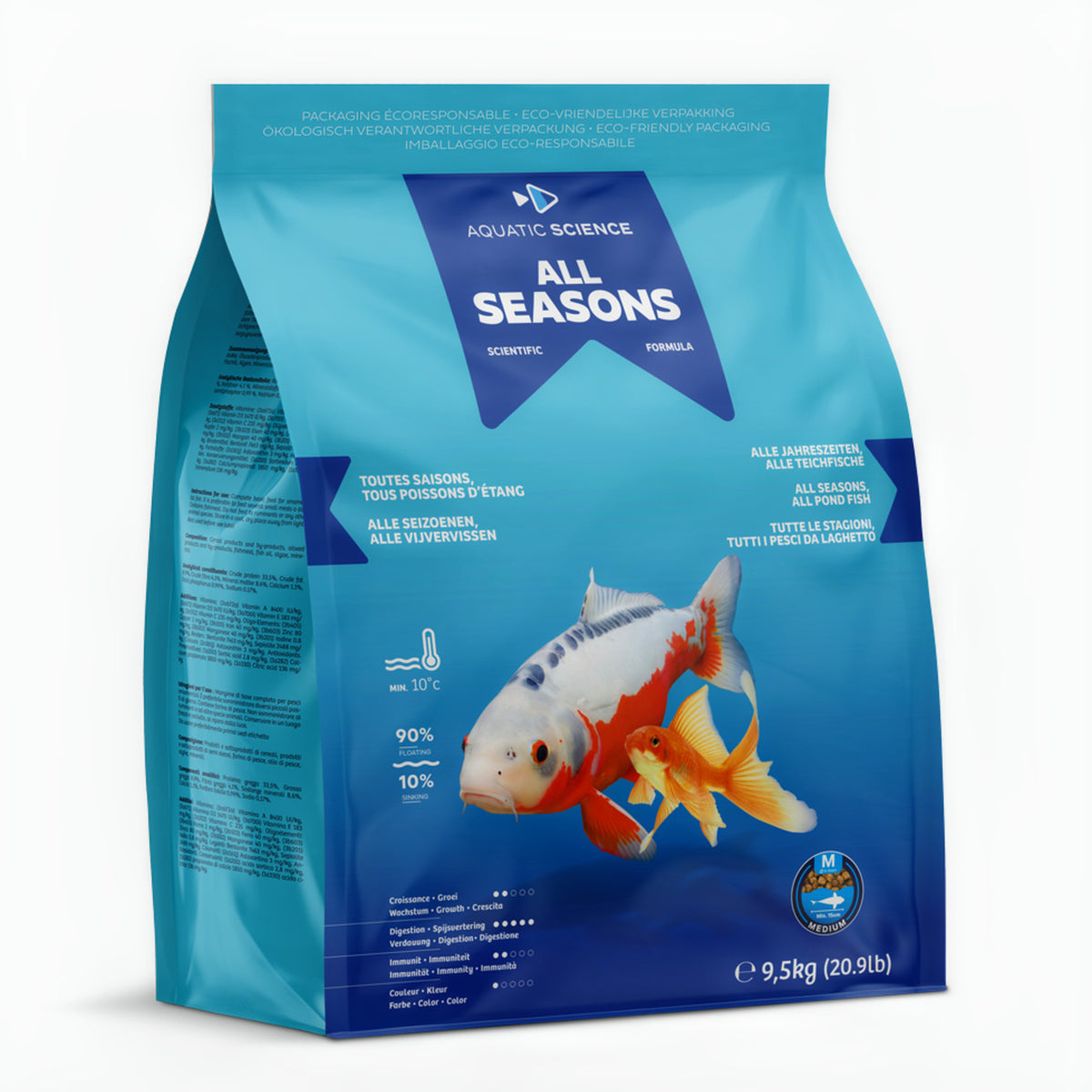 Aquatic Science All Seasons Medium 9,5kg - productfoto