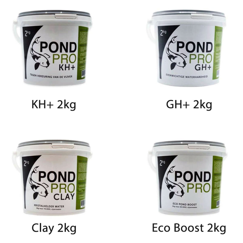 Pond Pro Waterbehandeling vijverpakket (4x2kg), Waterbehandeling bij Vijvercentrum