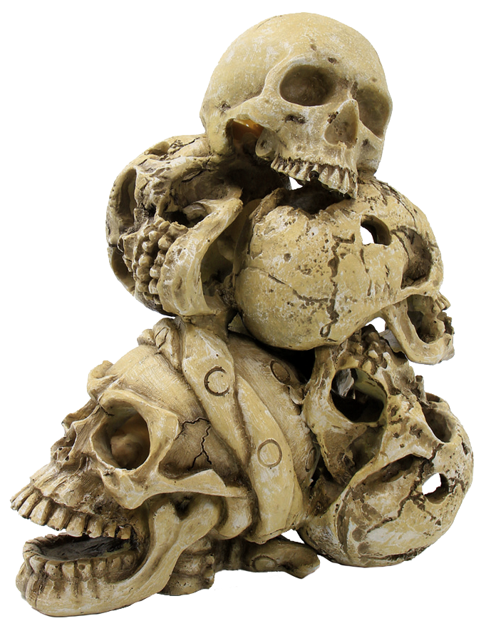 Superfish Skull Mountain - aquariumdecoratie schedelberg met grotten