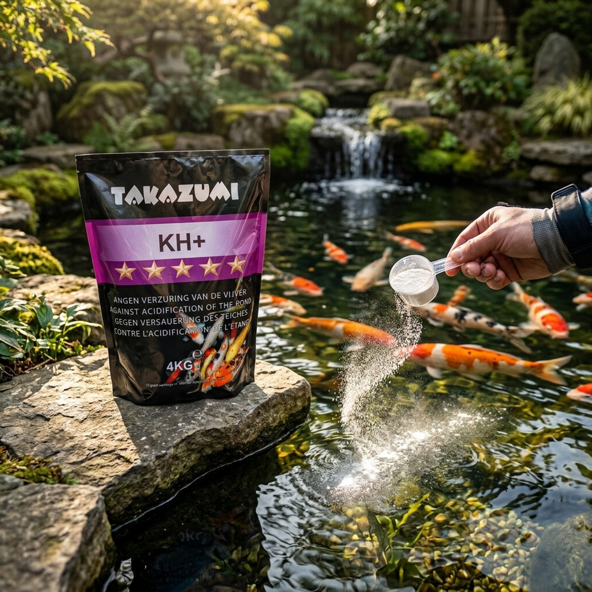 Takazumi KH+ 4 kg - Mineraalpoeder voor carbonaathardheid en pH-stabiliteit