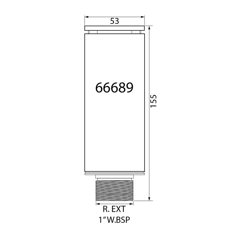 Foam sproeikop RVS316 35mm voor vijverfontein - 66689 A a61b, detailaanzicht FONTEINEN