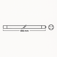 Filtreau 75 Watt - T5 - Witte fitting - lengte 843mm - UVC Vervangingslamp - afbeelding 2, miniatuur 2