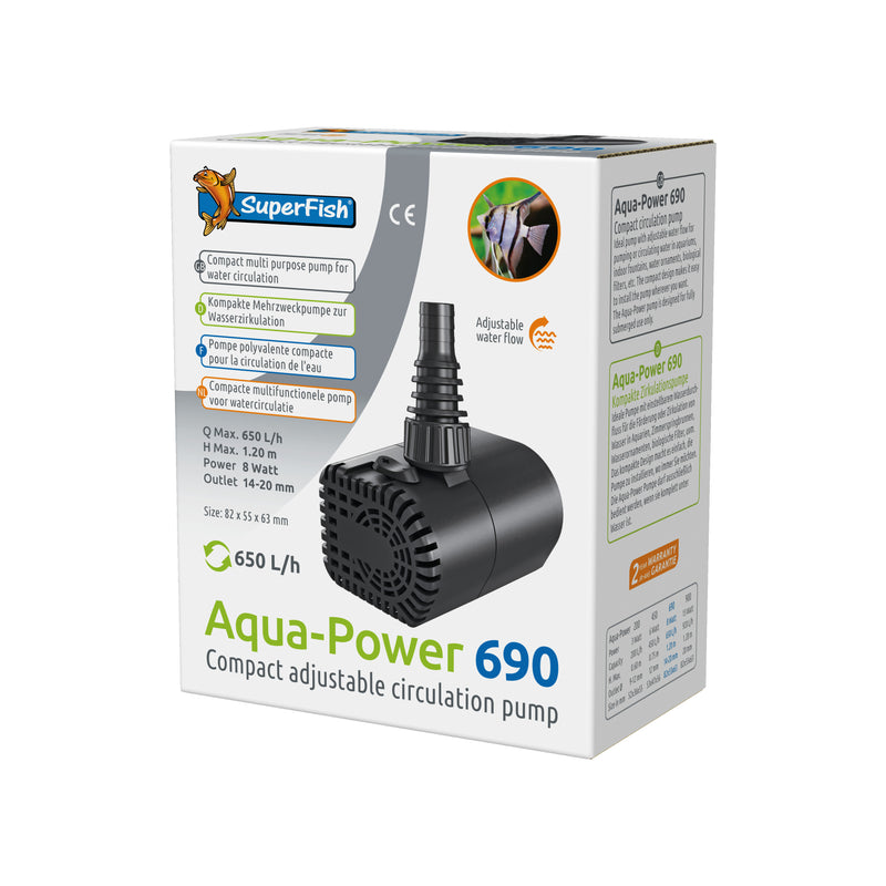 Superfish Aquapower 690 (Circulatiepomp / 690 L/h), Vijverpomp bij Vijvercentrum