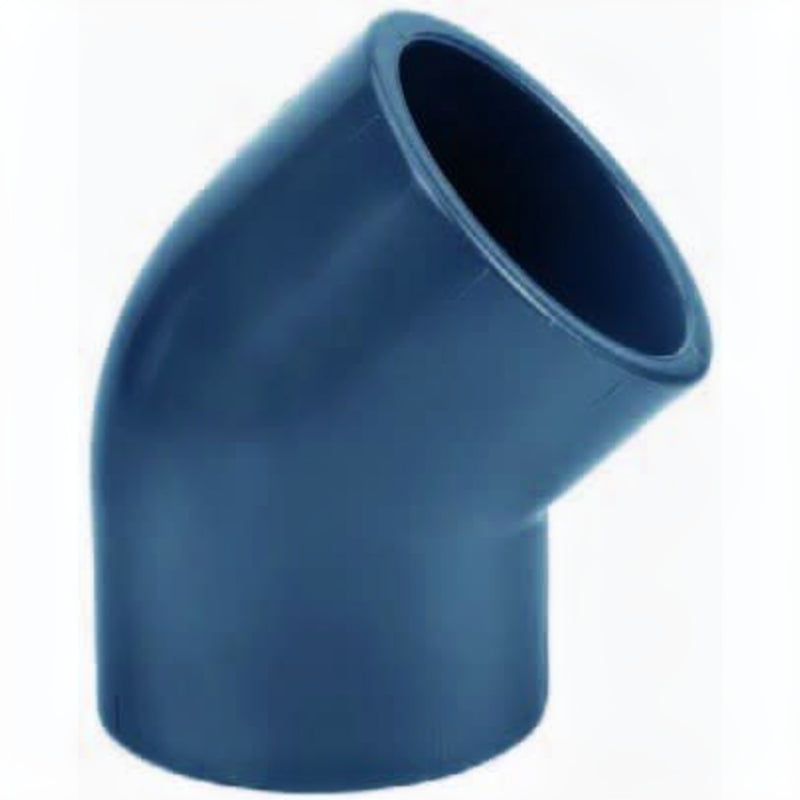 Effast Knie 45 graden PVC lijm 160 mm - Flauwe bocht voor grote vijverleiding, PVC Hulpstuk bij Vijvercentrum