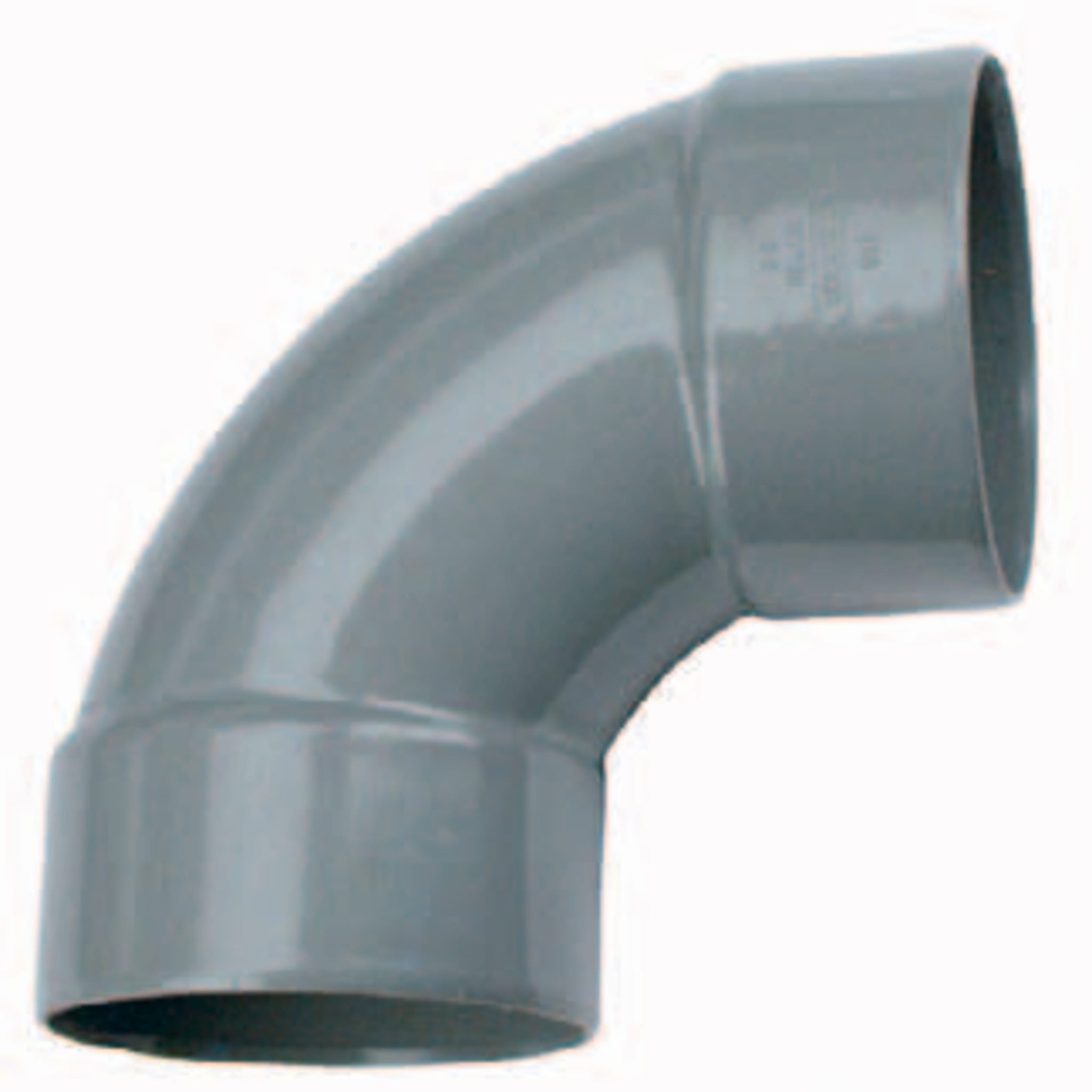 Wavin PVC Bocht 88° 2 x mof 50mm - productfoto