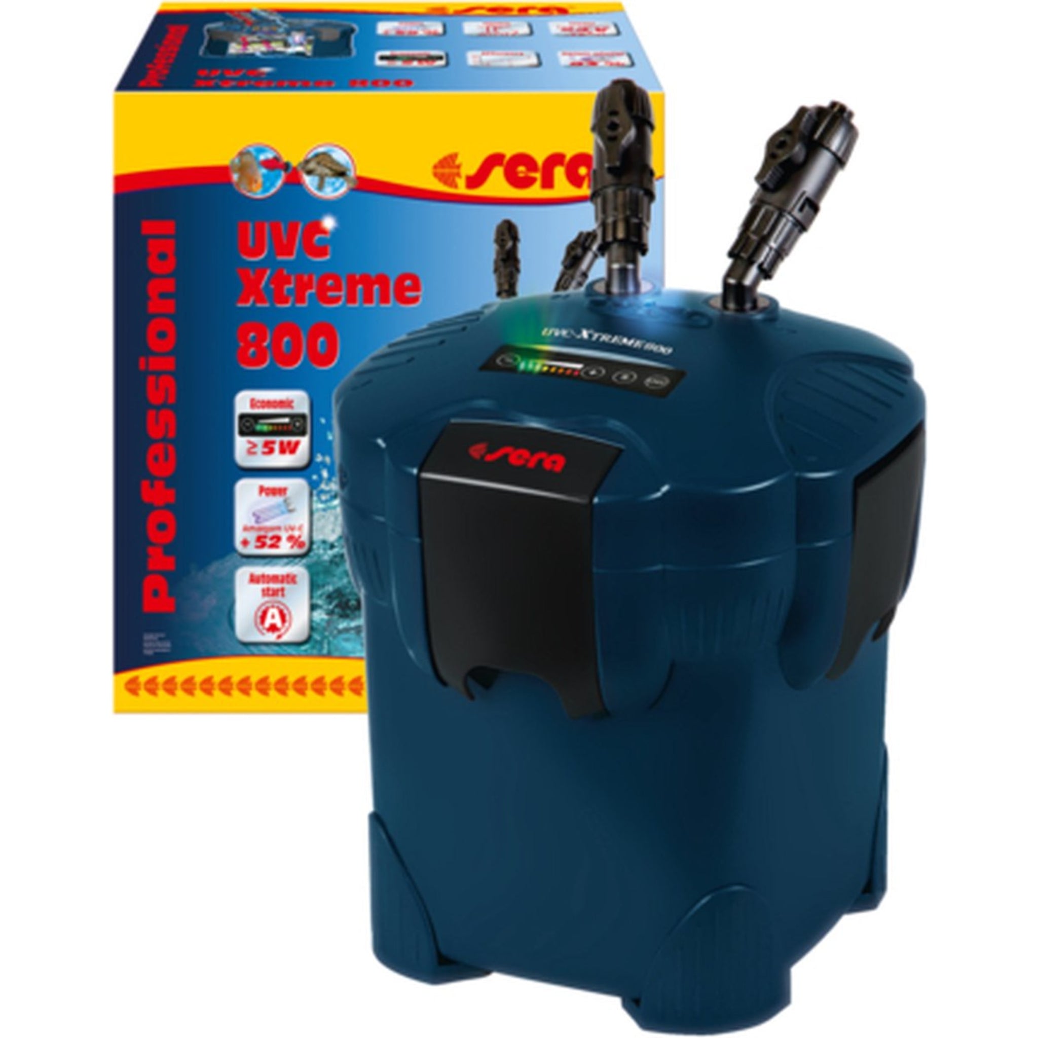 Sera UVC-Xtreme 800 - extern filter met UV-C voor aquaria tot 800 liter