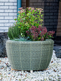 Velda Velda Orbis Planter Olive - Wicker plantenbak 70 liter voor binnen en buiten, miniatuur 3