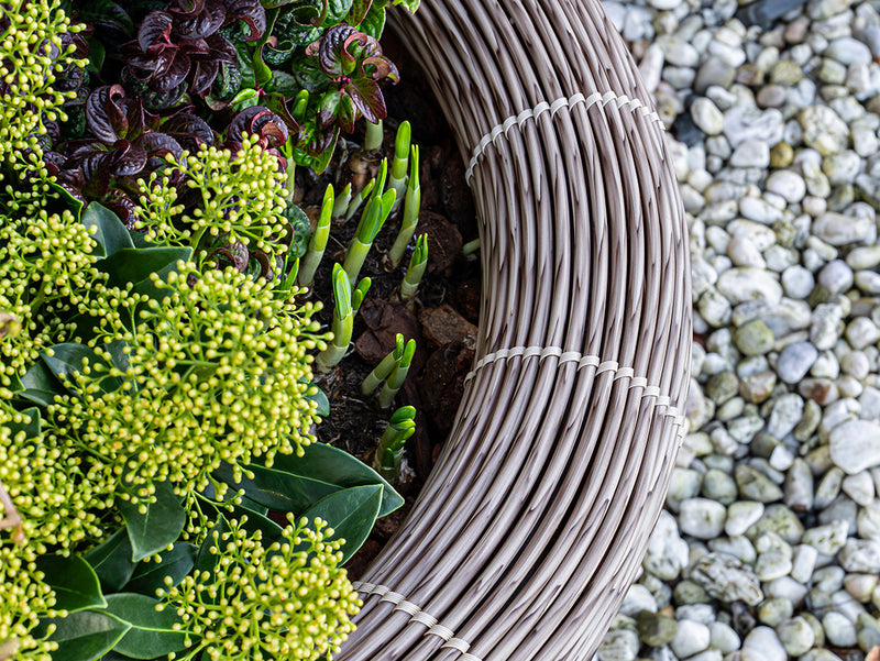 Velda Velda Orbis Planter Sepia - Wicker plantenbak 70 liter voor binnen en buiten, afbeelding 3 Plantenbak
