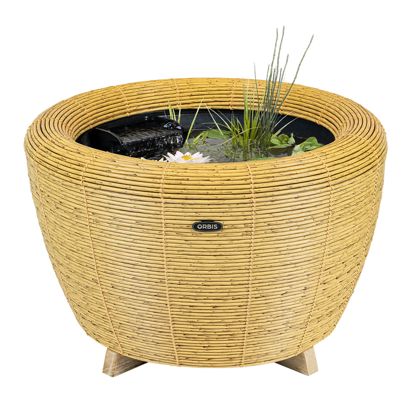 Velda Velda Orbis Mini-Pond Natural - Terrasvijver 65 liter met waterval en pomp, afbeelding 4 Minivijver