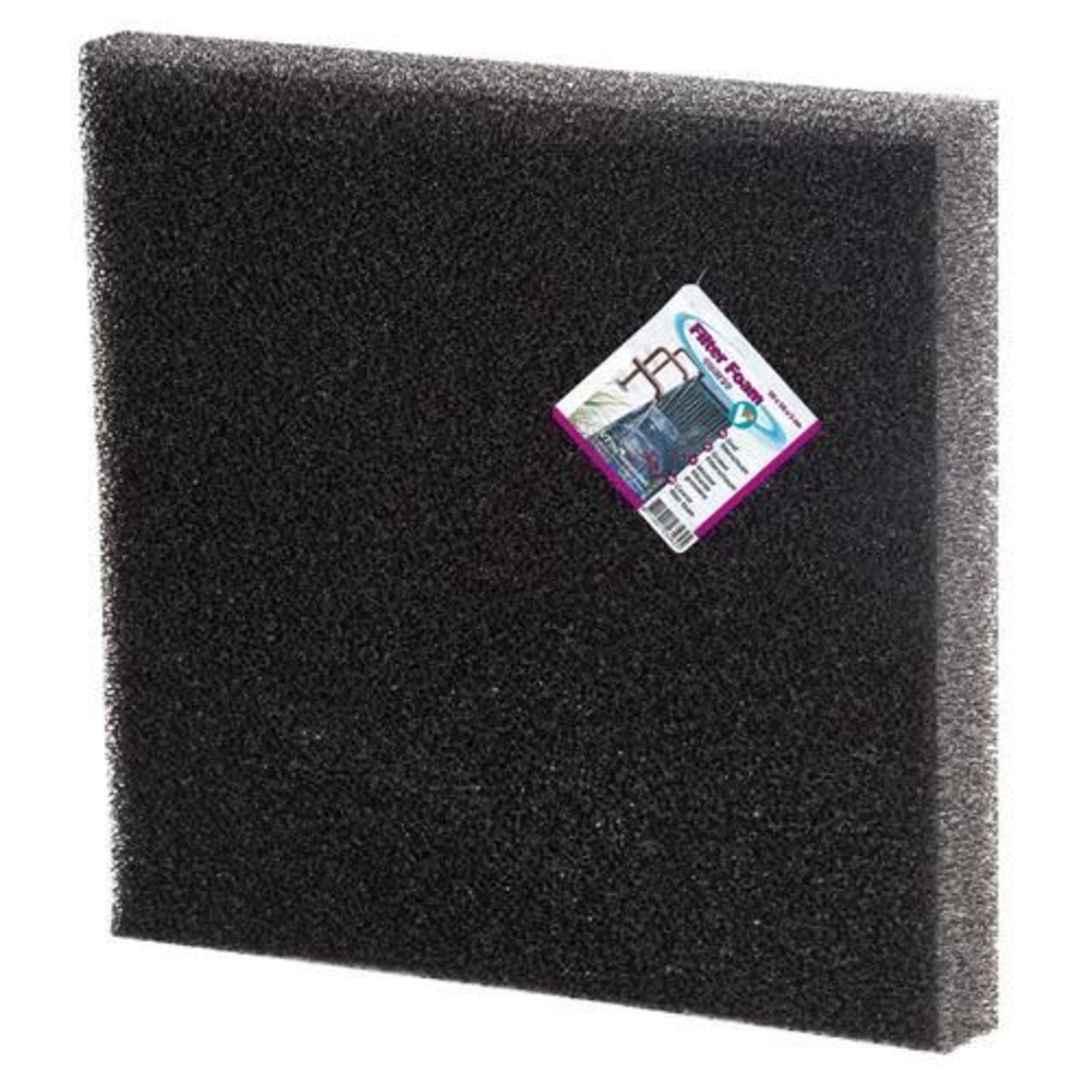 Filterschuim 50 x 50 x 2 cm Zwart - Grof