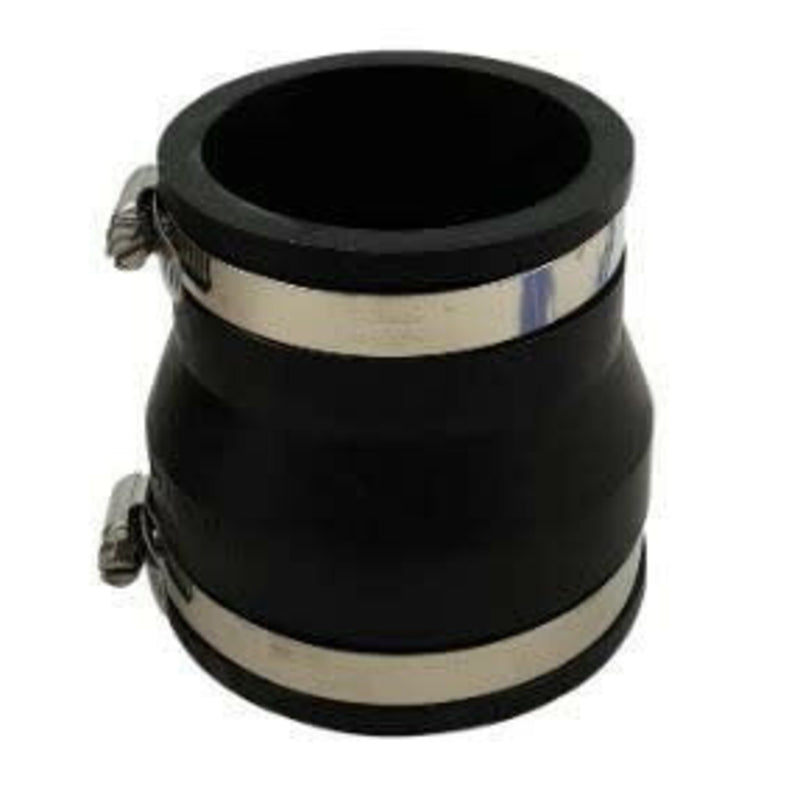 Air Aqua Flexibele rubber verloopsok/mof 90x75mm - productfoto — PVC Hulpstuk bij Vijvercentrum